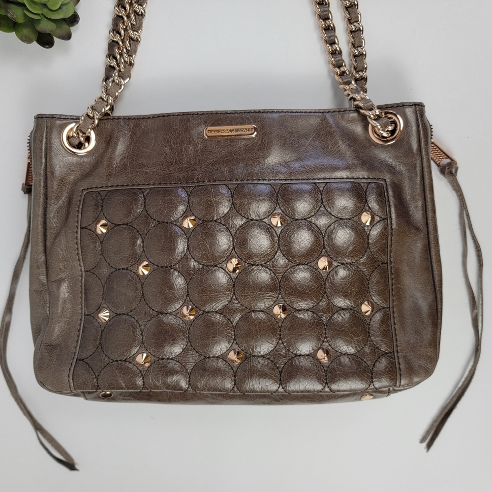 Rebecca Minkoff Leather Quilted Hangbag - Picture 2 of 16